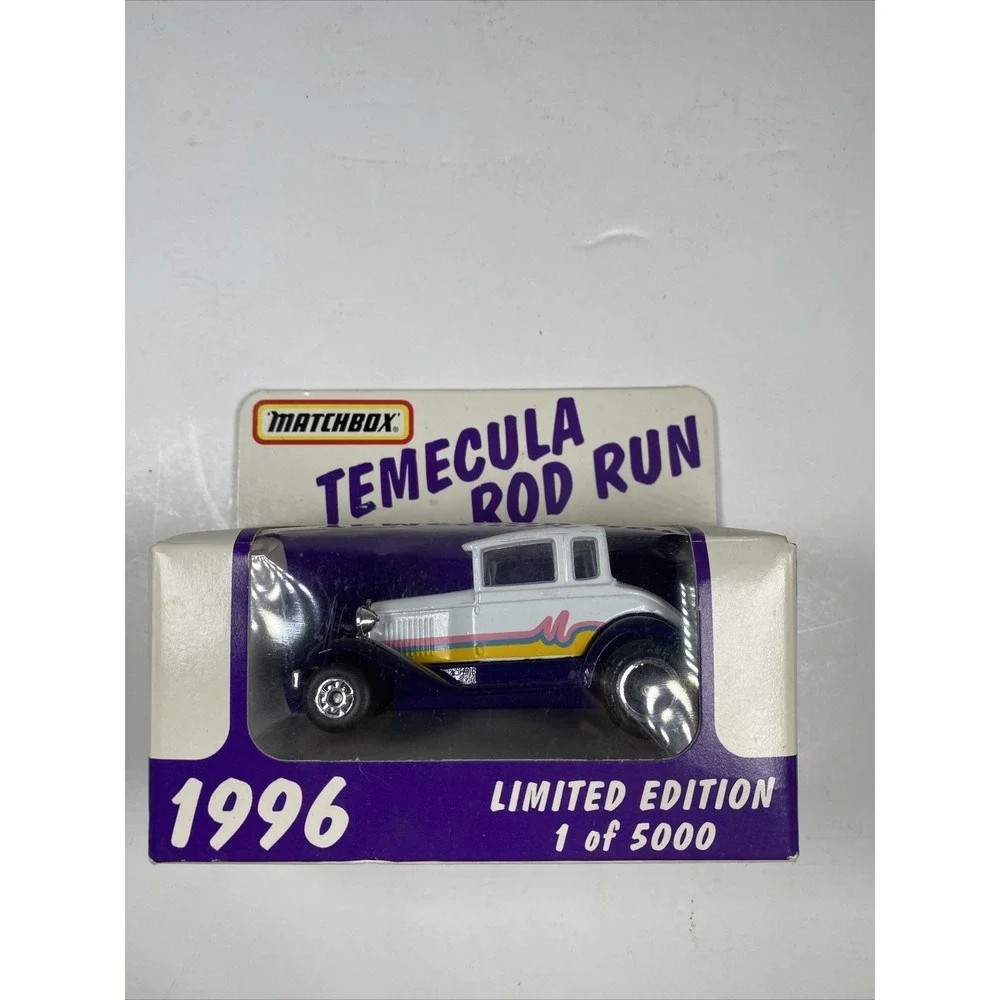 Vintage Matchbox 1996 Limited Edition TEMECULA ROD RUN‎ Model A Ford 5000k Made